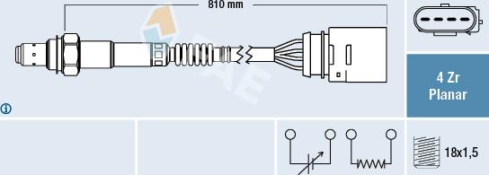 FAE 77406 - Lambda zonde www.autospares.lv