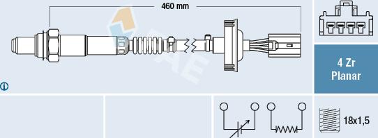 FAE 77417 - Lambda zonde www.autospares.lv