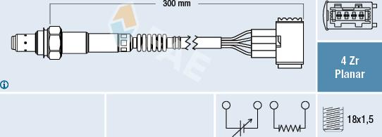 FAE 77426 - Lambda zonde www.autospares.lv