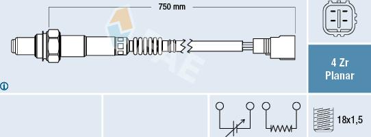 FAE 77514 - Lambda zonde www.autospares.lv