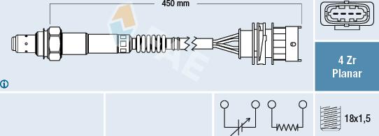 FAE 77525 - Lambda zonde www.autospares.lv