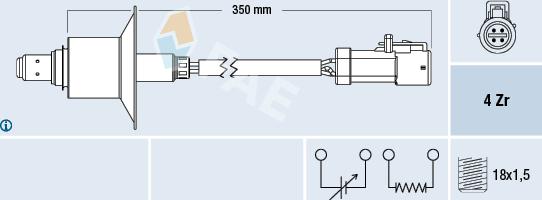 FAE 77577 - Lambda zonde www.autospares.lv