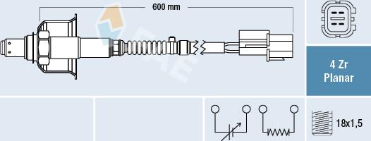 FAE 77696 - Lambda zonde www.autospares.lv