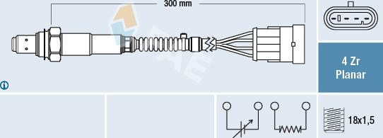 FAE 77641 - Lambda zonde www.autospares.lv