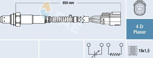 FAE 77651 - Lambda zonde www.autospares.lv