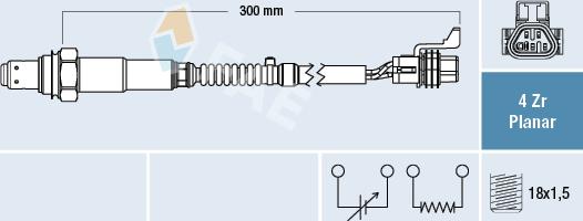 FAE 77664 - Lambda zonde www.autospares.lv