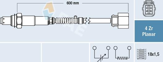 FAE 77665 - Lambda zonde www.autospares.lv