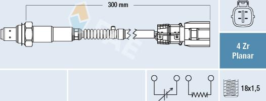 FAE 77683 - Lambda zonde www.autospares.lv