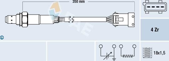 FAE 77630 - Lambda zonde www.autospares.lv