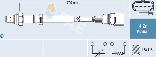 FAE 77633 - Lambda zonde www.autospares.lv