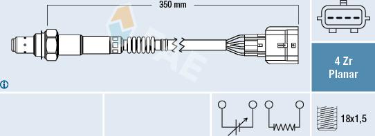 FAE 77625 - Lambda zonde www.autospares.lv