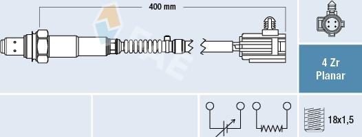 FAE 77676 - Lambda zonde www.autospares.lv