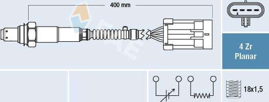 FAE 77678 - Lambda zonde www.autospares.lv