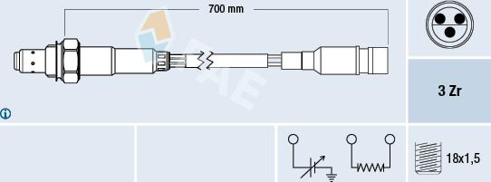 FAE 77199 - Lambda zonde www.autospares.lv