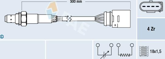 FAE 77197 - Lambda Sensor www.autospares.lv