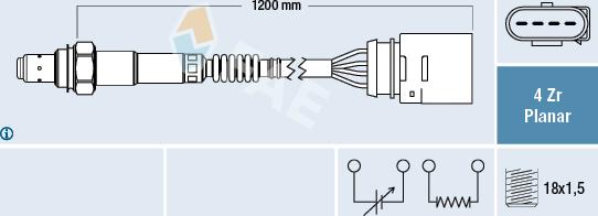 FAE 77144 - Lambda Sensor www.autospares.lv