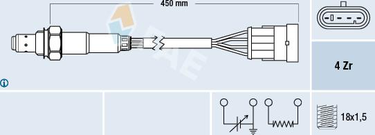 FAE 77159 - Lambda zonde www.autospares.lv