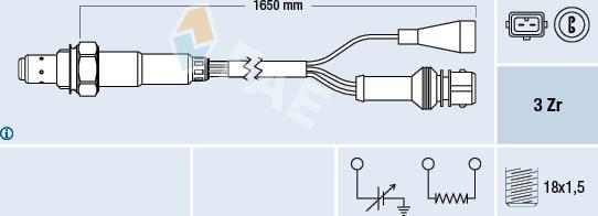 FAE 77109 - Lambda zonde www.autospares.lv