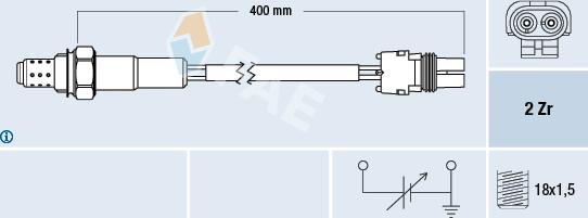 FAE 77104 - Lambda zonde www.autospares.lv