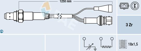 FAE 77108 - Lambda Sensor www.autospares.lv