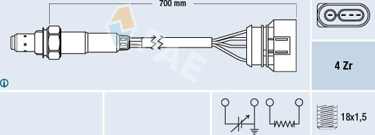 FAE 77135 - Lambda zonde www.autospares.lv