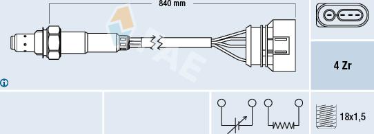 FAE 77133 - Lambda zonde www.autospares.lv