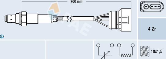 FAE 77132 - Lambda Sensor www.autospares.lv