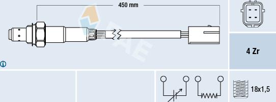 FAE 77178 - Lambda zonde www.autospares.lv