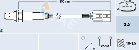 FAE 77390 - Lambda zonde www.autospares.lv