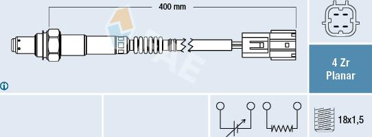 FAE 77392 - Lambda zonde www.autospares.lv