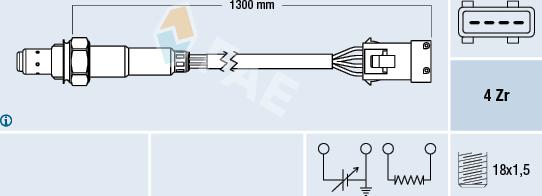 FAE 77369 - Lambda Sensor www.autospares.lv