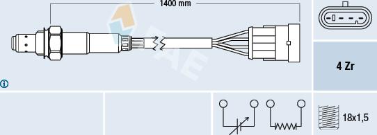 FAE 77364 - Lambda zonde www.autospares.lv