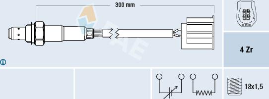 FAE 77314 - Lambda zonde www.autospares.lv