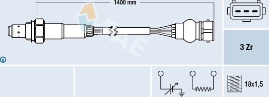 FAE 77317 - Lambda zonde www.autospares.lv