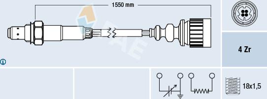 FAE 77337 - Lambda zonde www.autospares.lv