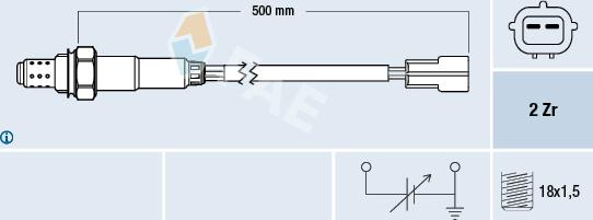 FAE 77324 - Lambda zonde www.autospares.lv