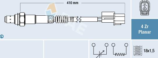 FAE 77320 - Lambda zonde www.autospares.lv