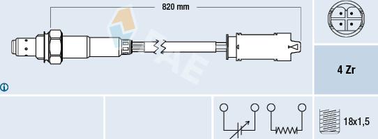 FAE 77327 - Lambda zonde www.autospares.lv