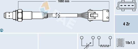 FAE 77374 - Lambda zonde www.autospares.lv