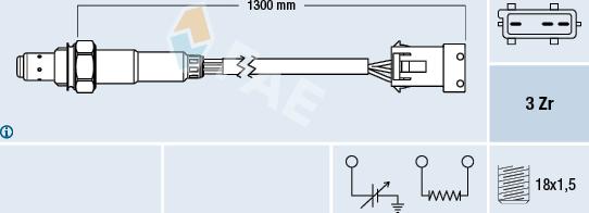 FAE 77370 - Lambda zonde www.autospares.lv