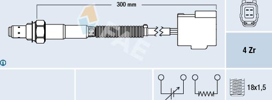 FAE 77261 - Lambda zonde www.autospares.lv