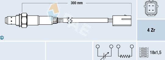 FAE 77215 - Lambda zonde www.autospares.lv