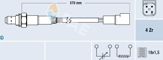 FAE 77212 - Lambda zonde www.autospares.lv