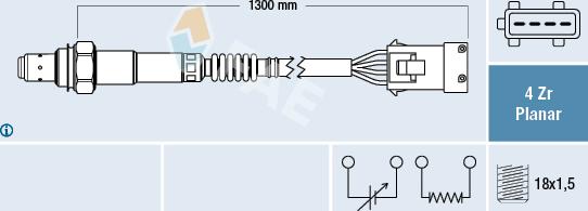 FAE 77284 - Lambda Sensor www.autospares.lv