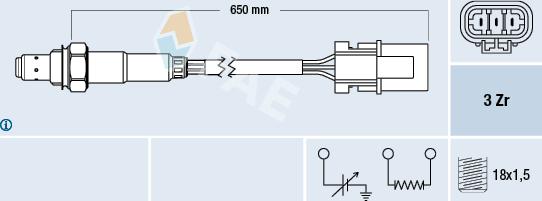 FAE 77229 - Lambda zonde www.autospares.lv