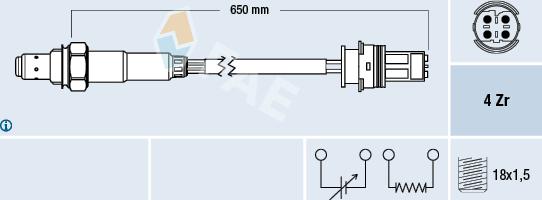 FAE 77278 - Lambda zonde www.autospares.lv