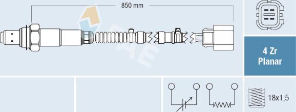 FAE 77795 - Lambda zonde www.autospares.lv