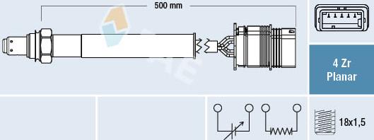 FAE 77757 - Lambda zonde www.autospares.lv