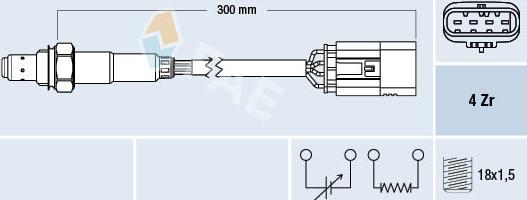 FAE 77763 - Lambda zonde www.autospares.lv