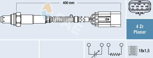 FAE 77762 - Lambda zonde www.autospares.lv